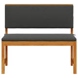 Garden Bench Brown 100 x 50 x 91cm Solid Acacia wood 4107153