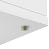 Fireplace Surround White 100 x 20 x 100 cm Engineered Wood 8006615