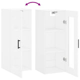 Wall Mounted Cabinet White 34.5x34x90 cm 828916