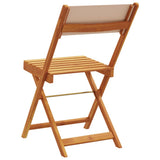 Garden Chair Set of 4 Taupe 3214616