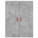 Highboard Concrete Grey 69.5x34x180 cm Engineered Wood 3199597