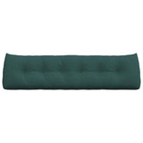 Back Pillow Dark Green 180 x 24 x 50 cm Fabric 42014562