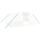 Greenhouse with Steel Frame White 16 m 4x4x2 m 3188072