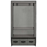 Wardrobe Grey 87x49x159 cm Fabric 282460