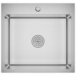 Handmade Kitchen Sink Stainless Steel 51508