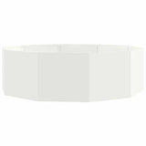 Planter White 120 x 120 x 35 cm Steel 883725