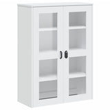 Highboard VIKEN White 80x40x190 cm Solid Wood Pine 3207147