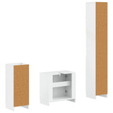 3 Piece Bathroom Cabinet Set UTRECHT Engineered Wood 3417895