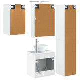 Bathroom Cabinet Set 5 pcs White 50 x 14.5 x 70 cm 3407287