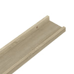 Wall Shelves 4 pcs Sonoma Oak 115x9x3 cm 326688