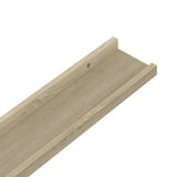 Wall Shelves 4 pcs Sonoma Oak 115x9x3 cm 326688