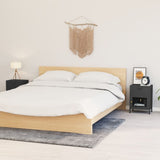 Nightstands 2 pcs Anthracite 40x30x54.5 cm Steel and Glass 3095204