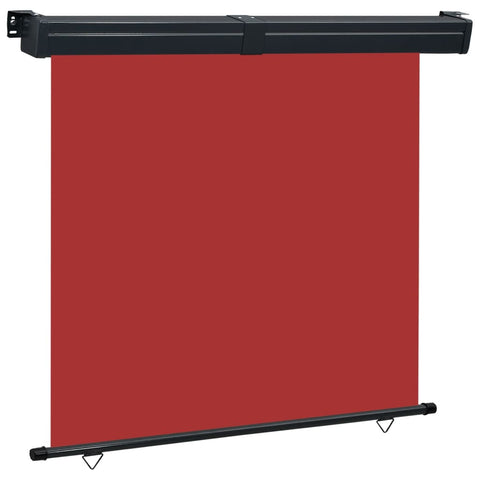 ZNTS Balcony Side Awning 165x250 cm Red 48433