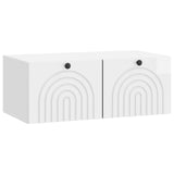 Wall-Mounted TV Cabinet High Gloss White 78.5 x 41 x 30 cm 898179