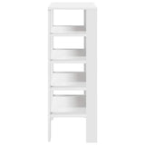 ZNTS Shoe Rack White 61x32x87.5 cm Engineered Wood 859851