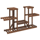 Flower Stand 110x25x73 cm Solid Wood Fir 362853