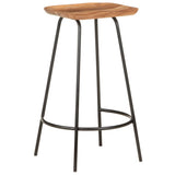 Bar Stools 4 pcs Solid Acacia Wood 320652