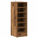 Shoe Cabinet Old Wood 32x35x92 cm Engineered Wood 856714