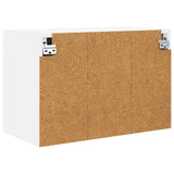 Hanging Cabinet 2 pcs White Engineered Wood 884163