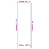 Doormat Anthracite 115x400 cm 4105555
