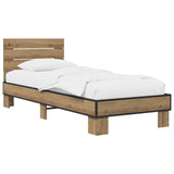 Bed Frame with Headboard Artisan Oak 80 x 200 cm 8009094
