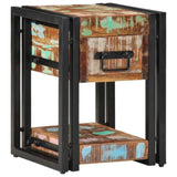 ZNTS Nightstands 2 pcs 40x40x40 cm Solid Reclaimed Wood 4016709