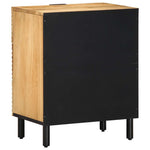 ZNTS Bedside Cabinet Brown 50x33x62 cm Solid Wood Mango 4017729