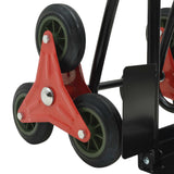 Hand Trolley Black and Red 64.5 x 49.5 x 114 cm Steel 4019019