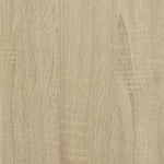 ZNTS 3 Piece Bathroom Furniture Set Sonoma Oak Engineered Wood 3300991