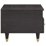 Coffee Table with Drawer Black 80 x 54 x 40 cm Solid Mango Wood 4018821