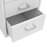 Mobile File Cabinet Grey 28x41x69 cm Metal 335917