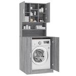 Washing Machine Cabinet Grey Sonoma Engineered Wood 3120183