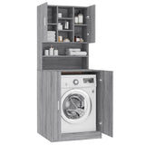 Washing Machine Cabinet Grey Sonoma Engineered Wood 3120183
