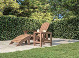 Garden Adirondack Table Brown 38x38x46 cm HDPE 318643