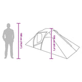 Tunnel tent Grey and Orange 510 x 240 x 156 cm Taffeta 42001165