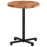 Bistro Table Round 60x75 cm Solid Acacia Wood 320277