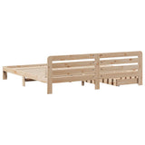 Bed Frame without Mattress 180x200 cm Super King Solid Wood Pine 3309854
