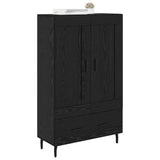 Highboard Black Oak 69.5 x 31 x 115 cm Engineered Wood 882579