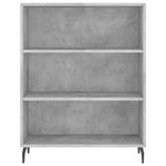 Highboard Concrete Grey 69.5x32.5x180 cm Engineered Wood 3189593