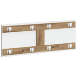Wall-Mounted Headboard HOORN Artisan Oak Engineered Wood 897404