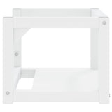 Wall-mounted Bathroom Washbasin Frame White 40x38x31 cm Iron 338490