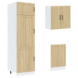 8 Piece Kitchen Cabinet Set Lucca Sonoma Oak Engineered Wood 3314804