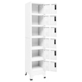 Locker Cabinet White 38x40x180 cm Steel 339792