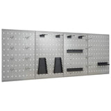 145352 Wall-mounted Peg Boards 4 pcs 40x58 cm Steel