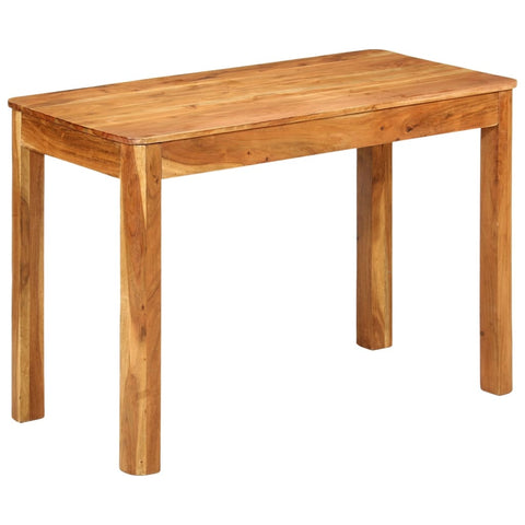 ZNTS Dining Table 110x55x76 cm Solid Wood Acacia 356251