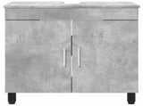 Bathroom Vanity Unit Concrete Grey 60 x 35 x 60 cm 889398