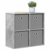 Sideboard with Drawer Concrete Grey 59.5 x 27 x 57 cm 8000535