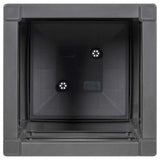 Garden Flower Box Dark Grey 36 x 36 x 35 cm PP 42006497