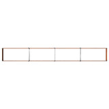 Raised Garden Bed Weathering Steel 320 x 40 x 24 cm 8006347