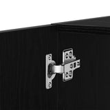 Sink Cabinet Black Oak 63x30x54 cm Engineered Wood 862022